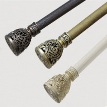 기타 바보사랑[샤이닝홈]소이지 윈스톤 커튼봉 25파이 3단 최대 300cm, 우드