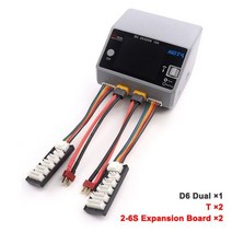 NiMH 1800 mah 리튬 이온 배터리 충전기 LiHv1-6S 스마트, D6 Dual Grey T