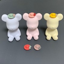 호두마루샵 모자베어브릭석고방향제 돌웨딩답례품 단체선물 개업집들이선물 석고방향제/오퓨저, 블루(클린코튼)