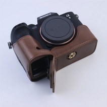 모든지 소니 a7m4 a7s3 a1 호환 반속사 가죽 케이스, 1개, A7M4-블랙