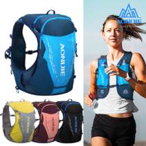 아오니제 초경량 10L 트레일 러닝 백팩 등산 배낭 울트라 마라톤 자전거 AONIJIE C9103S, S/M, 블랙