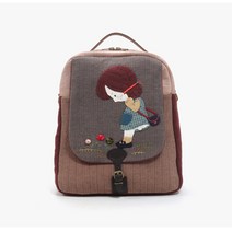 퀼트패키지 가방 꽃을 본 소녀 퀼트 반제품 프랑스자수 DIY, 퀼트패키지 가방 - 꽃을 본 소녀