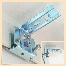 못없이우드블라인드 노피스 브라켓 커튼봉 커튼레일 블라인드 전세집 원룸 자취방, 노피스 2개 + 레일스냅 2개