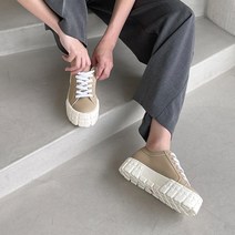 홍대언니 여성 통굽 캔버스 스니커즈 CA33A5205 (4cm)