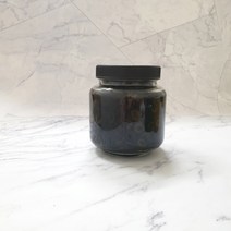 유리병 (플라스틱마개)낮은원형유리병900ml 1개(마개색상 2가지), 89파이 플라스틱검정, 1개