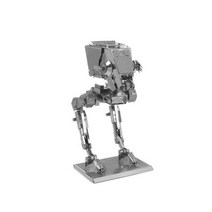 3D DIY 금속 조립 모델 퍼즐 밀레니엄 팔콘 스타워즈 R2D2 AT-M6 C-3PO 우주선, ATST