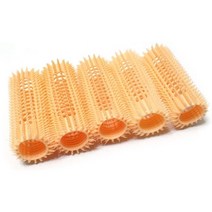 독일 실리콘 구르프 헤어롤 살구 1.9cm, 1