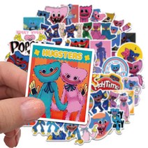 허기워기 키시미시 방수스티커 공포 탈출게임 포피플레이타임 다꾸 폰꾸 인싸 굿즈 데코 DIY 1세트 50매