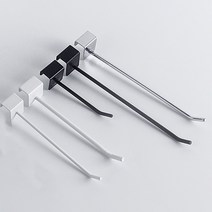 스페이스월 선반 일자 후크 상품 진열대 디피 고리 걸이, 화이트 / 25cm (03-328D), 1개