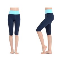 여자 하이밴드 요가 레깅스 6부 래쉬가드 국내생산