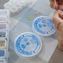 우레탄 실팔찌 만들기 할로윈 비즈 묵주 구슬 이니셜 끈 줄 스트랩 마스크 커플 매듭 디자인 진주 소원 목