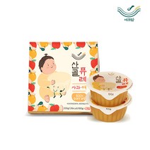 에코맘 산골이유식 산골퓨레(사과배)2개입