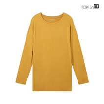 탑텐 여성 비스코스 롱기장 긴팔 티셔츠 MSA1TS2012