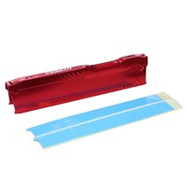DDR1234 RAM 메모리 알루미늄 냉각 스프레더 컴퓨터 히트 싱크 조끼 라디에이터 방열판 쿨러 4 색, red, 04 red