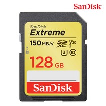 샌디스크 익스트림 SD카드 SDSDXV5-128G, 128GB