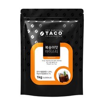 타코 복숭아 아이스티 1kg 12개(1박스), 단품