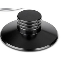 하이파이 기록 무게 클램프 디스크 안정 장치 턴테이블 부품 lp 비닐 턴테이블 cd 플레이어 스피커 금속 디스크 안정 장치 진동, 02 black