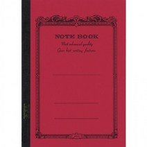 f20 109017 아피카 제본노트 스탠다드CD노트 세미B5 레드 CD15RN 라인 6.5mm 179x252mm 34매 1개, 상세페이지 참조, 상세페이지 참조