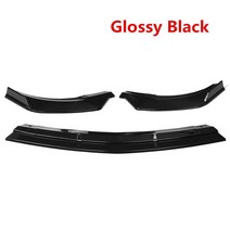 벤츠 범버 범퍼 수리 호환 벤츠 E 클래스 W213 2016-2020 용 메르세데스 3x 블랙/카본 파이버 룩 자동차 앞, 01 Glossy Black