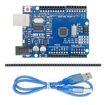아두이노 키트 코딩 입문 교육 보드 점퍼선 UNO R3 개발 보드 ATMEGA328P CH340/ATEGA16U2 arduino와 호환, 03 UNO SMD with Cable