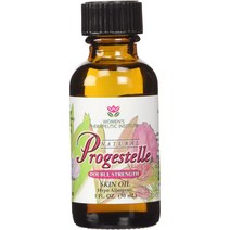 Progestelle 프로게스텔 여성용 프로게스테론 크림보다 더 순수한 프로게스테론 스킨 오일 30ml 2병 생체 동일 천연 무향 무 방부제 800mg 이중 강도 크림