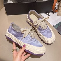 스니커즈 통굽 캔디컬러 스트랩 스니커즈 sneakers