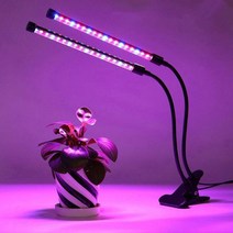 식물등 식물 LED 조명 생장등 식물성장등 전구 램프 수경재배 다육이 화분 조명등, LED 3헤드