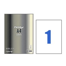 폼텍 분류표기용 광택 라벨 LA-3130 20매 1칸 A4, 단품, 단품