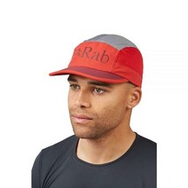 랩 Rab 모멘텀 5 패널 캡모자, One Size, Firecracker / Deep Heather