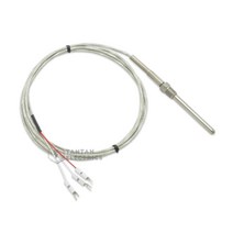 TC-N 타입 1/8pt 50L 6.4파이 리드선 2m 니플 와이어 프로브 PT100오옴 리드형 온도 센서 측온저항체 RTD