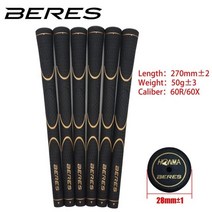 골프그립 10pcs 새로운 골프 클럽 그립 혼마 고무 골프 그립 미끄럼 방지 내마모성 골프 아이언 우드 그립 골프 그립, 01 Black