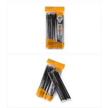 자바라빨대 개별포장 블랙 사무실 커피 카페