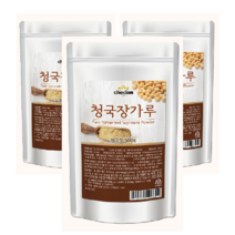 초담 청국장 가루 먹는방법 국산 콩100% 냄새안나는 청국장 분말 효능 500g 3봉지