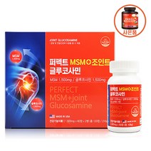 퍼펙트MSM + 조인트 글루코사민 + 멀티비타민 무료 증정, 60정x2병