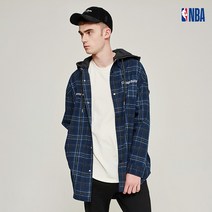 엔비에이 NBA NC10 CHI 후드탈착 오버핏 체크셔츠 N193SH210P (5978294)