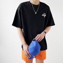 모노포스 로키 마운틴 프린팅 나염 반팔 티셔츠 DH155