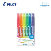 파이롯트 프릭션 라이트 형광펜 6색세트, 형광