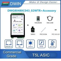 키오스크 포스기 셀프계산대 무인결제 판매 DWIN 43 인치 480800 TFT 디스플레이 상업 학년 HMI 터치 스크린 IPSTFTLCD CTPRTP TTL UART 포트 DMG, WTR And Accessory
