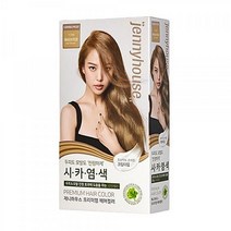 제니하우스 프리미엄 헤어컬러 시카염색약 7종 택1, 핑크브라운11PB