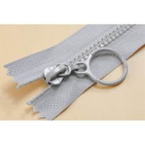 [케이로] 338085 펑크 아니 3 수지 지퍼 바느질 장식 컬러 풀러 침낭 의류 액세서리 IQ002, Closed tail 25cm, Light gray