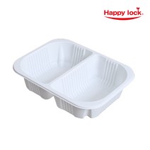 해피락 배달 포장 실링용기 19155-2A 19153-2B 19155-2B 1915-4A 1915-5A 2칸 4칸 5칸 뚜껑 900개, 19155-2B 900개, 화이트