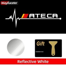 좌석용 반사 비닐 자동차 창 스티커 이비자 큐프라 아로나 Ateca 코르도바 엑세오 레온 미이 타라코 톨레도 아로사 알티아 알함브라, Ateca+1 Piece