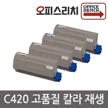 신도리코 C420 프리미엄재생토너, 1, 파랑