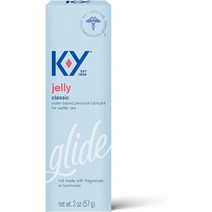 개인 윤활제 KY 젤리 개인 윤활유 여성용 수성 윤활제 남성 커플 2 온스 (1 팩)