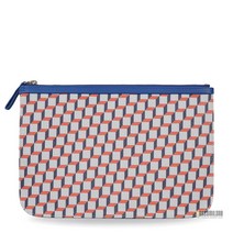 피에르하디 여성 큐브 블루 오렌지 클러치백 POUCH L MULTI BLUE