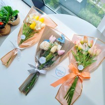 하리움 꽃다발 포장지 골드테두리 플로드지 OPP 투명 비닐 DIY 꽃 포장 재료 50장 3컬러 L사이즈, 골드테두리PUTUP(봉투형/50장), 코랄핑크