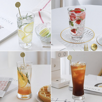 [딜]감성 홈카페 글라스, 16_알래스카 아이스크림컵 205ml 2P