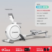 노젓기 운동 로잉머신 헬스 조정 가정용 유산소 전신, 화이트 16단 수동 가변 저항