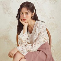 (RMBLA12YM1) 로엠 BYROEM 러블리 플라워 블라우스 RMBLA12YM1