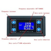 신호 발생 B2RA 1HZ-150KHZ PWM 펄스 주파수 듀티 사이클 가변 모듈 신호 발생기, 한개옵션0
